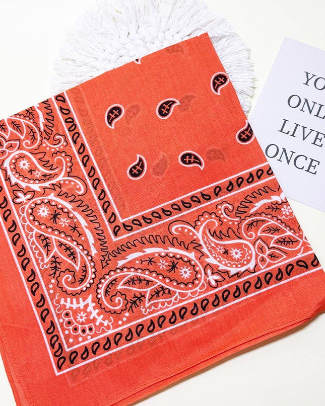 Cotton Paisley Bandanas