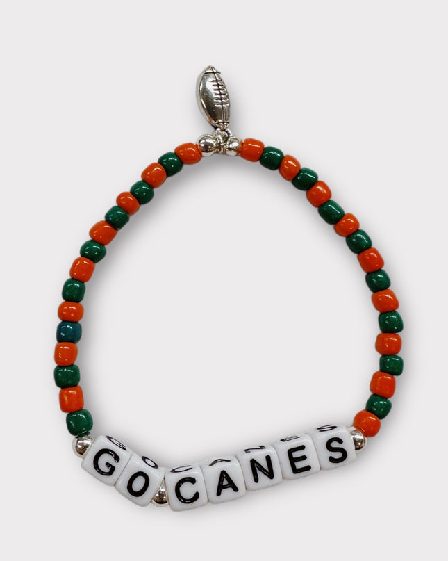Personalized College Beaded Bracelets