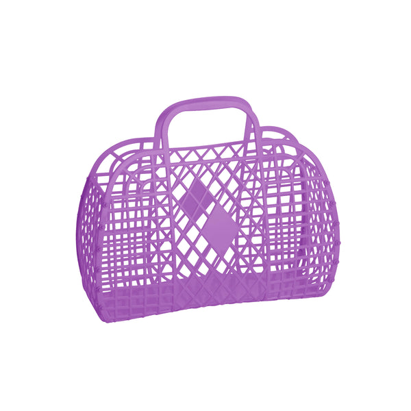 Retro Basket Jelly Bag - Small: Bubblegum Pink