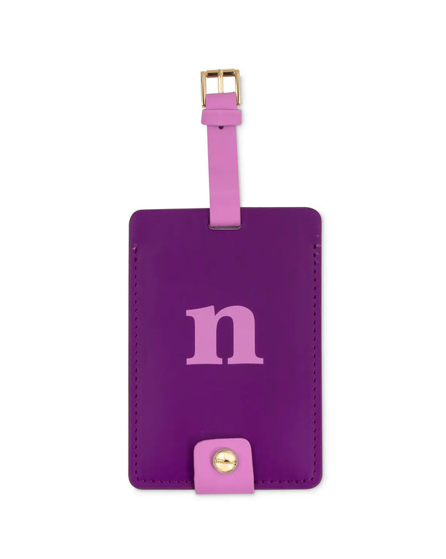 Just Mine Initial Luggage Tag by Kate Spade