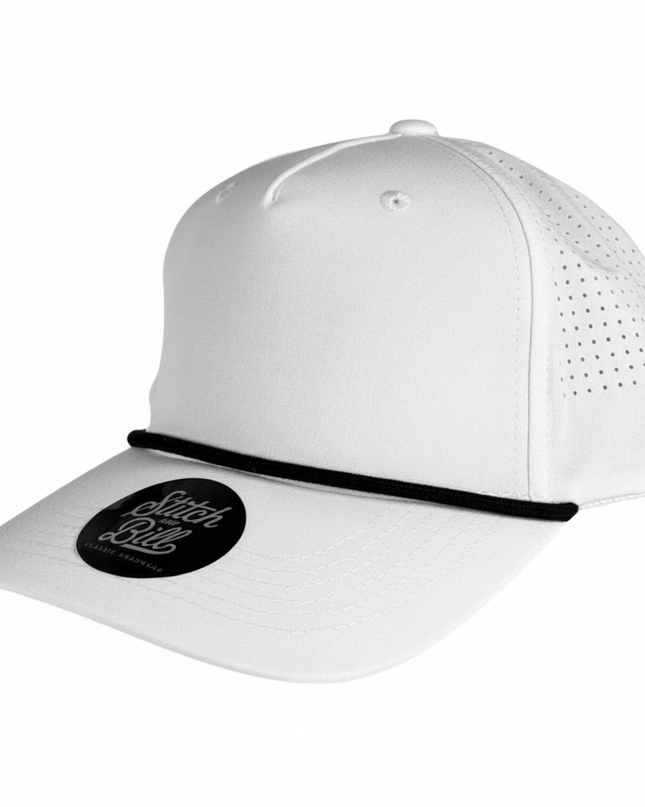 Performance 5 Panel Rope Baseball Cap Air Flow Men Women