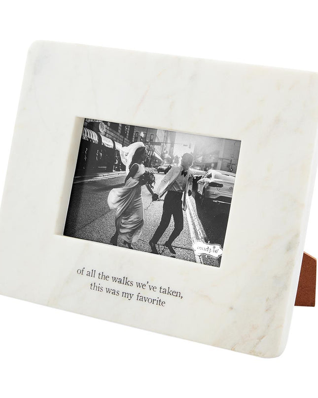 Mud Pie All The Walks Marble Frame