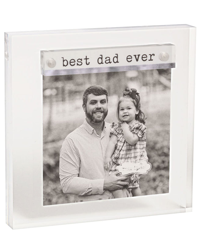 Best Dad Ever Mini Acrylic Frame
