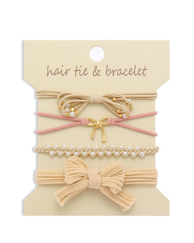 Boho Dual Function Knot Bracelet Hair Ties