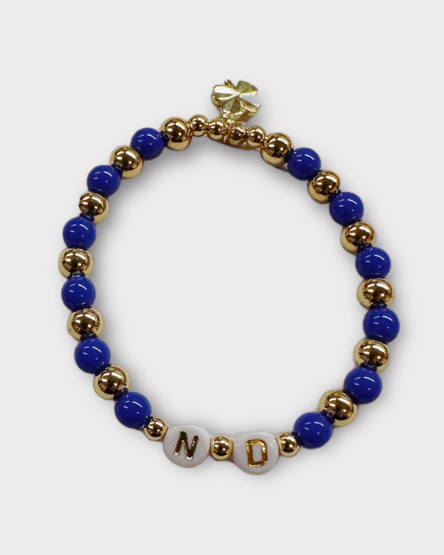 Personalized College Beaded Bracelets