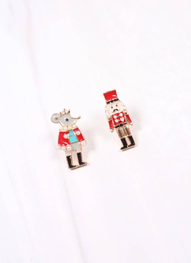 Nutcracker Suite Dreams Earring RED