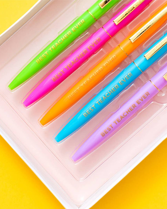 Pen Set - Teacher Appreciation - 5 Piece Set