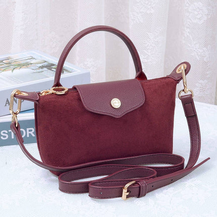 SD781 Penny Suede Mini Crossbody Bag