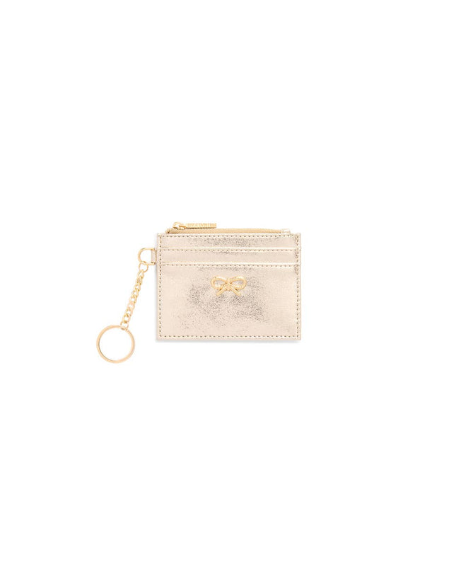 Shiraleah Bow Card Case/Key Ring - Gold