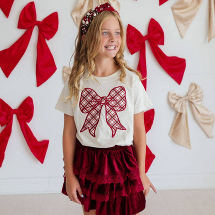 Red velet Christmas Skirt