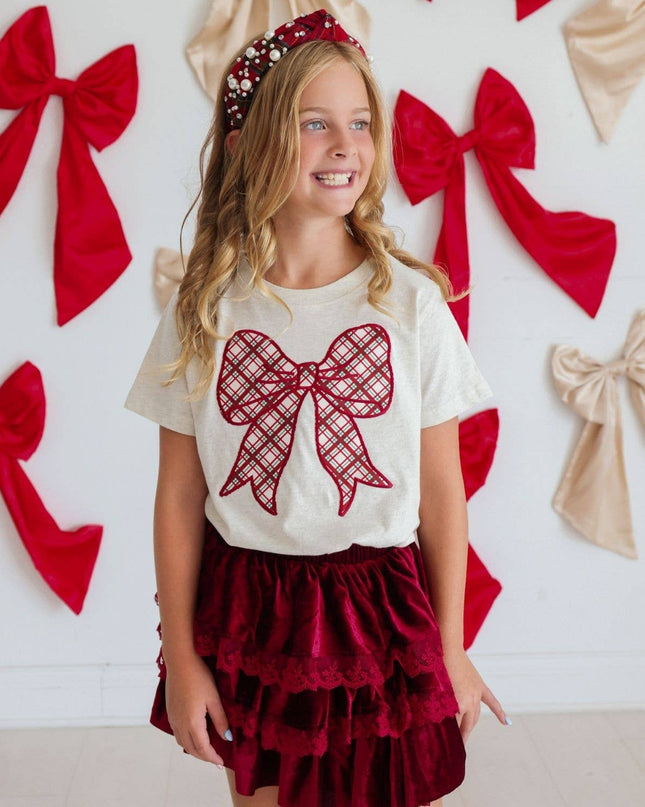 Red velet Christmas Skirt
