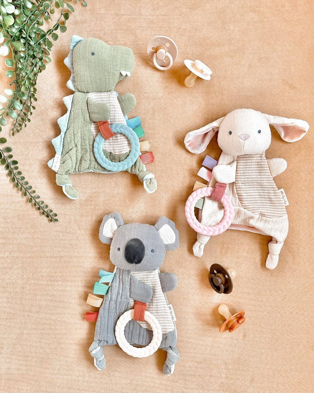 Bitzy Crinkle™ Sensory Toy with Teether
