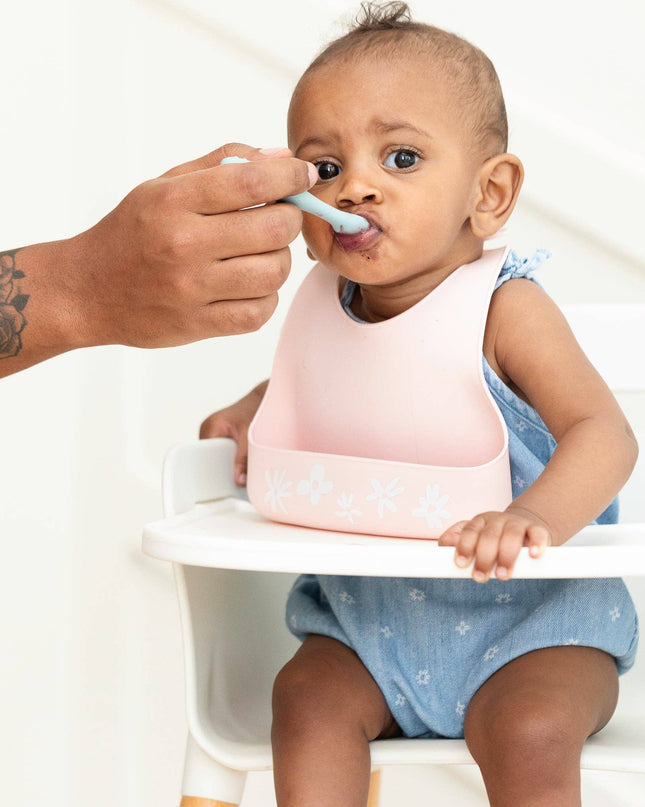 Fresh Blooms Little Bites Starter Bib