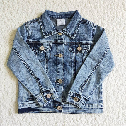 Baby Girls Light Blue Denim Fall Spring Jackets