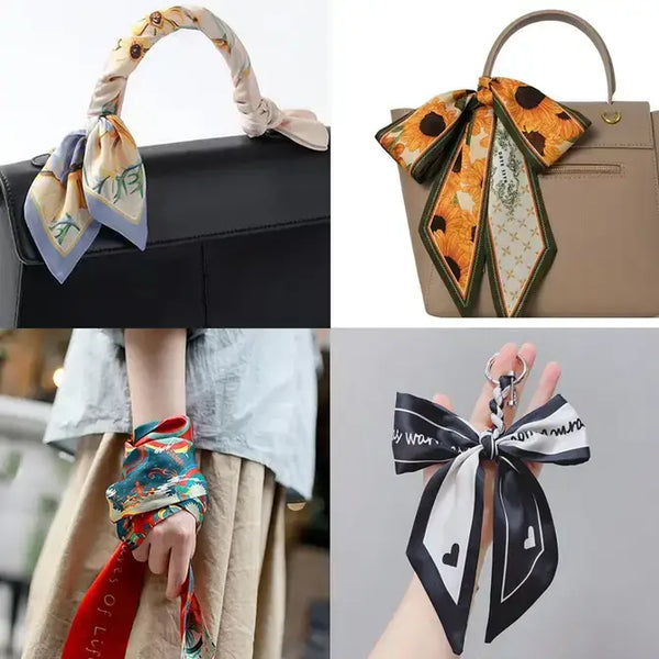 Long Thin Ribbon Scarf – Ponytail, Neck, or Purse_CWASC0726