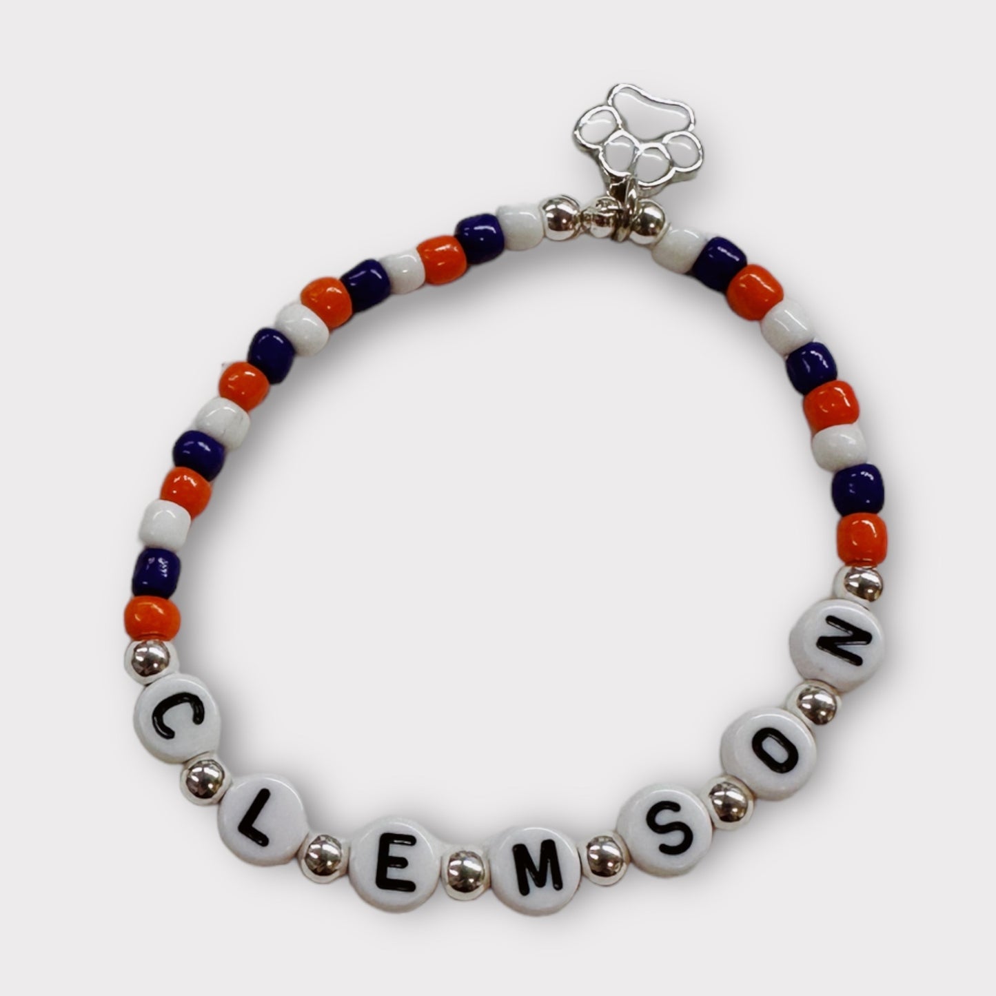 Personalized College Beaded Bracelets