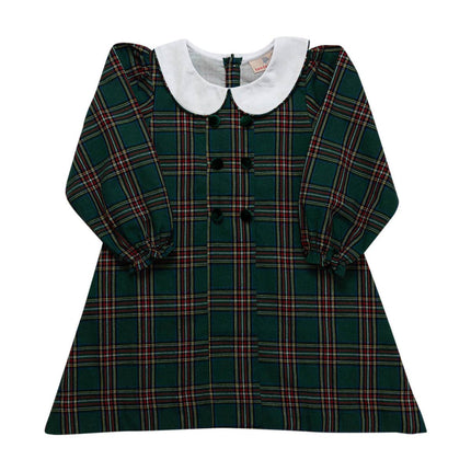 Green Christmas Tartan Dress