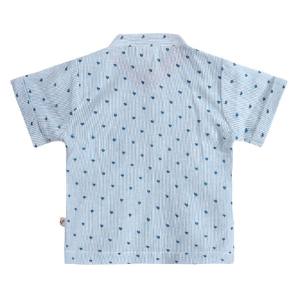 Cayden Ditsy Heart Baby Top + Shorts (Organic)