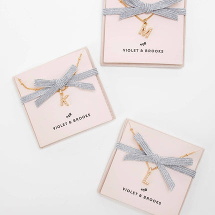 Mini Pearlie Initial Necklace