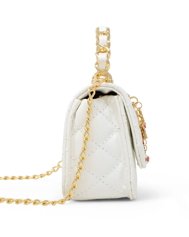 Girl's Classic Link Chain Top Handle Handbag