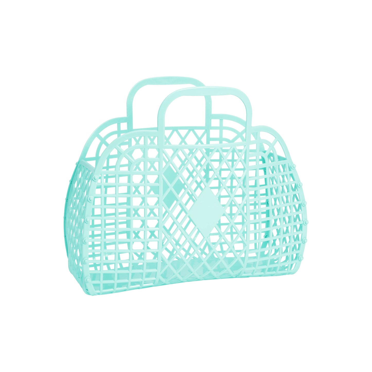 Retro Basket Jelly Bag - Small: Bubblegum Pink