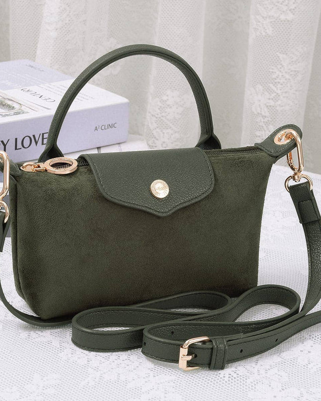 Penny Suede Mini Crossbody Bag