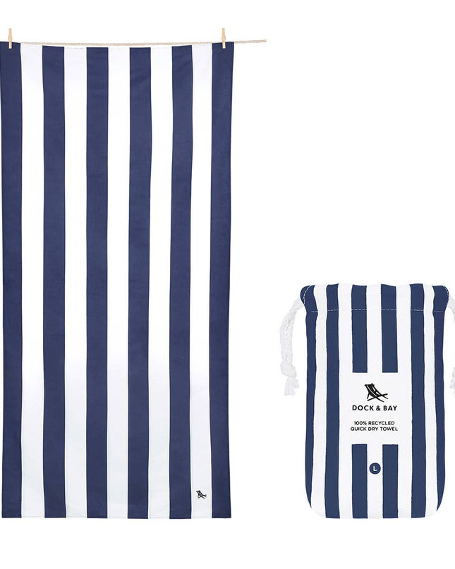 Dock & Bay Quick Dry Towels - Cabana - Whitsunday Blue