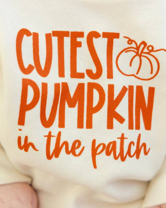 Cutest Pumpkin In The Patch Long Sleeve Romper - Fall Baby