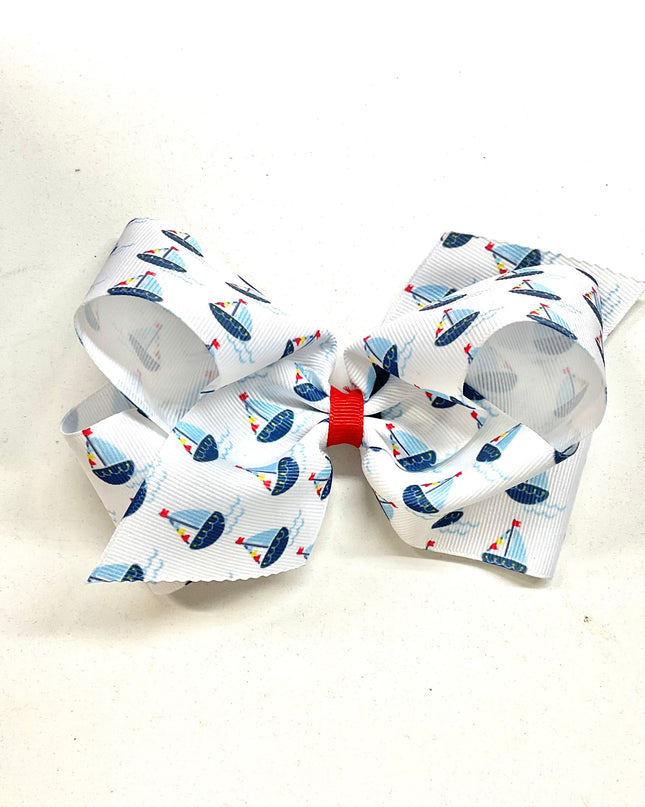 Sailboat Bow-Grosgrain