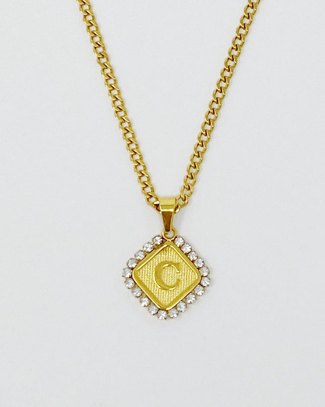 Aztec Delight Initial Necklace
