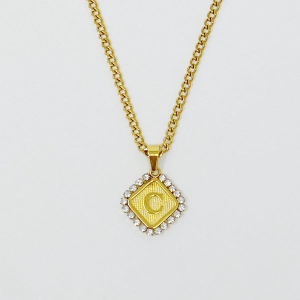 Aztec Delight Initial Necklace