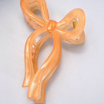 Matte Bow Hair Claw Clips
