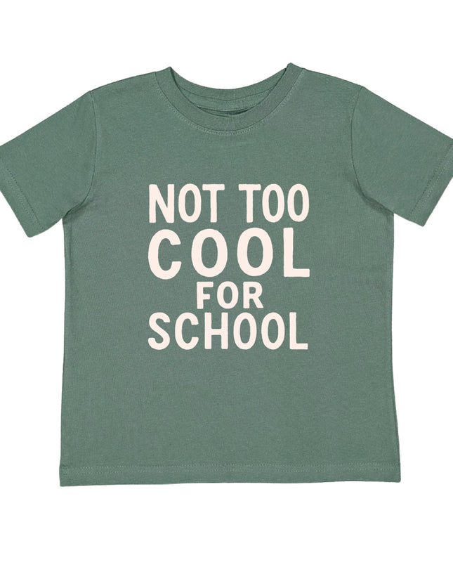 Not Too Cool For School Short Sleeve T-Shirt - Boys Clothing