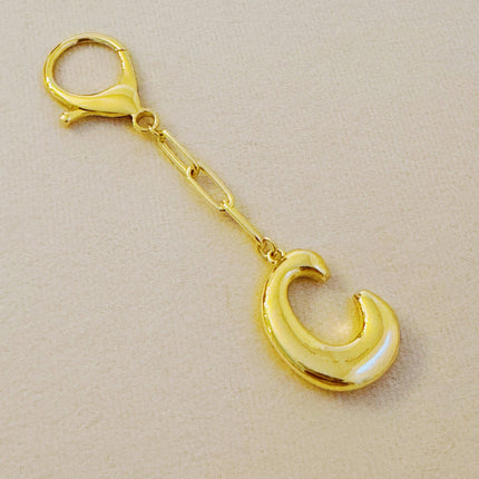 Whimsy Balloon Letter Initial Bag Charm