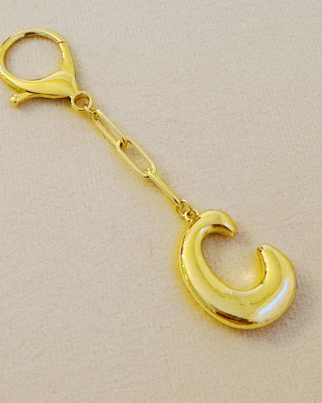 Whimsy Balloon Letter Initial Bag Charm