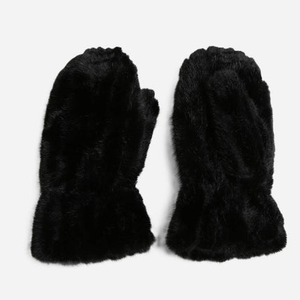 Faux Fur Mittens