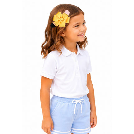 Pencil Back-to-School Hair Bow