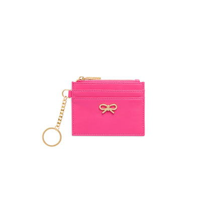 BOW CARD CASE/KEY RING