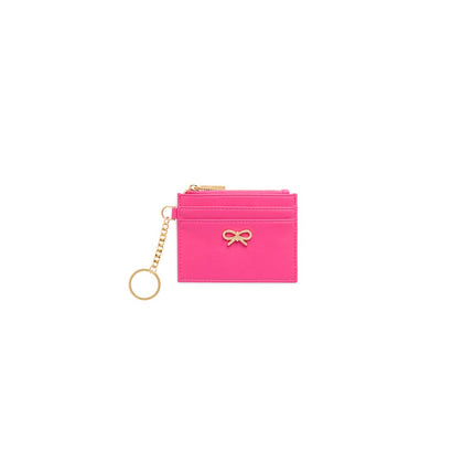 Shiraleah Bow Card Case/Key Ring - Pink