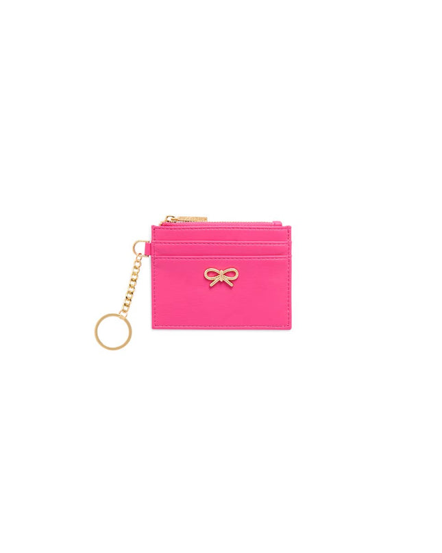 Shiraleah Bow Card Case/Key Ring - Pink