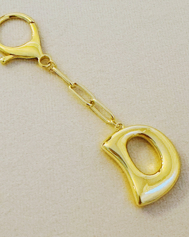 Whimsy Balloon Letter Initial Bag Charm