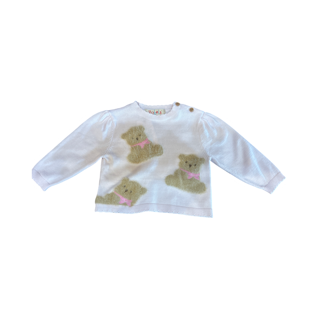 Bear Sweater - Pink