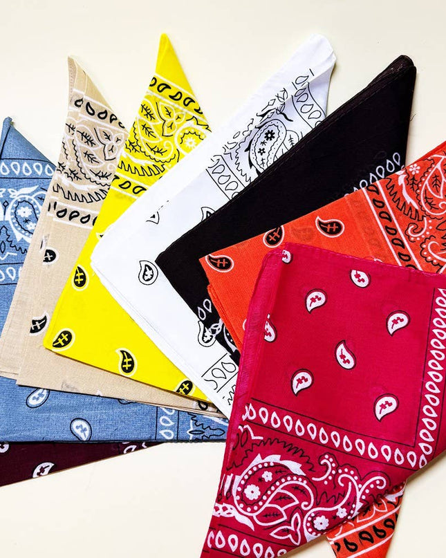 Cotton Paisley Bandanas