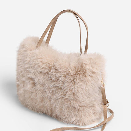Faux Fur Mini Handbag