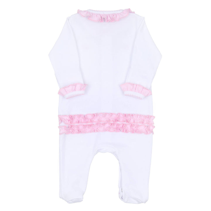 Baby Bows  Ruffle Footie