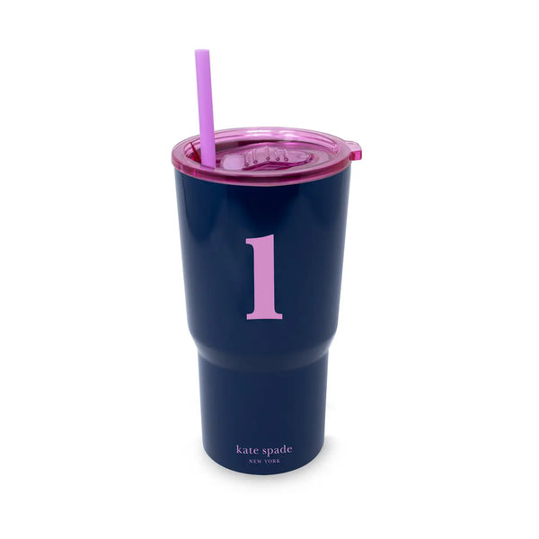 Just Mine Initial Stainless Steel Tumbler