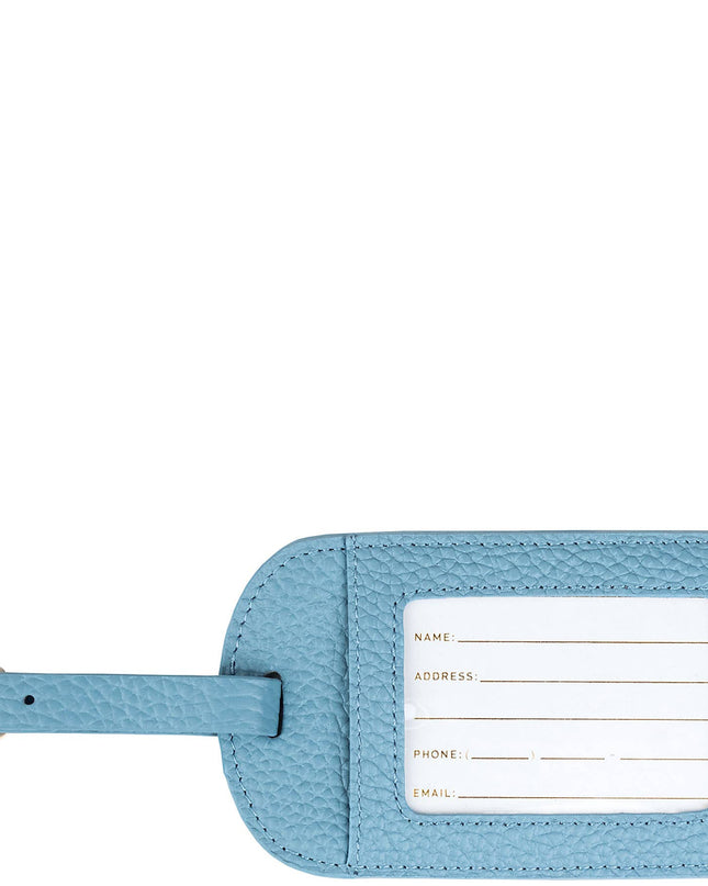 "Amelia" Leather Luggage Tag (Personalizable)