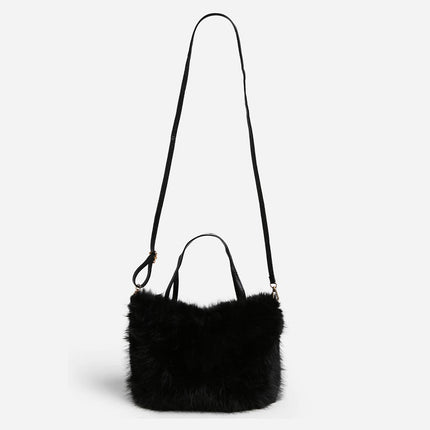 Faux Fur Mini Handbag