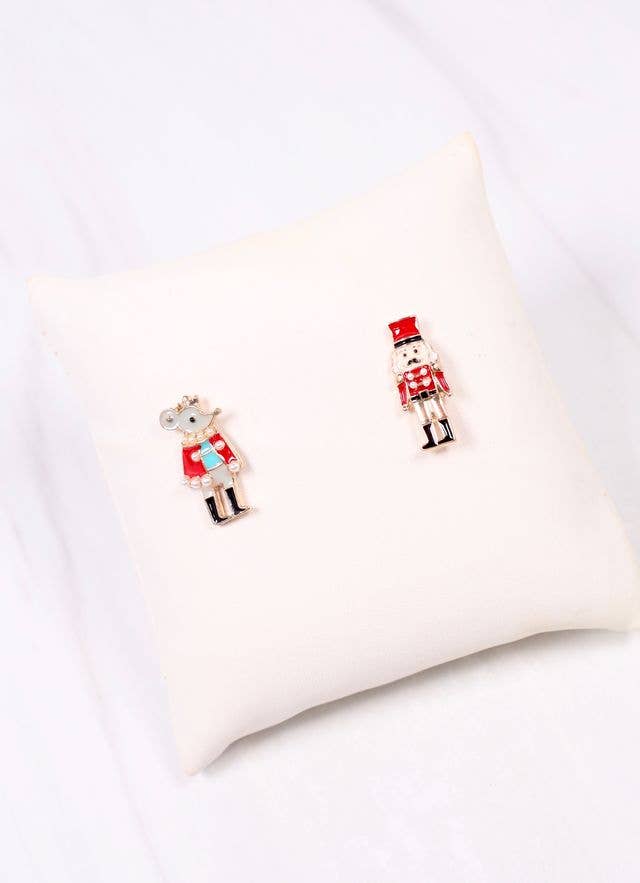 Nutcracker Suite Dreams Earring RED