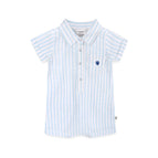 0-3M / Sea Blue Stripe